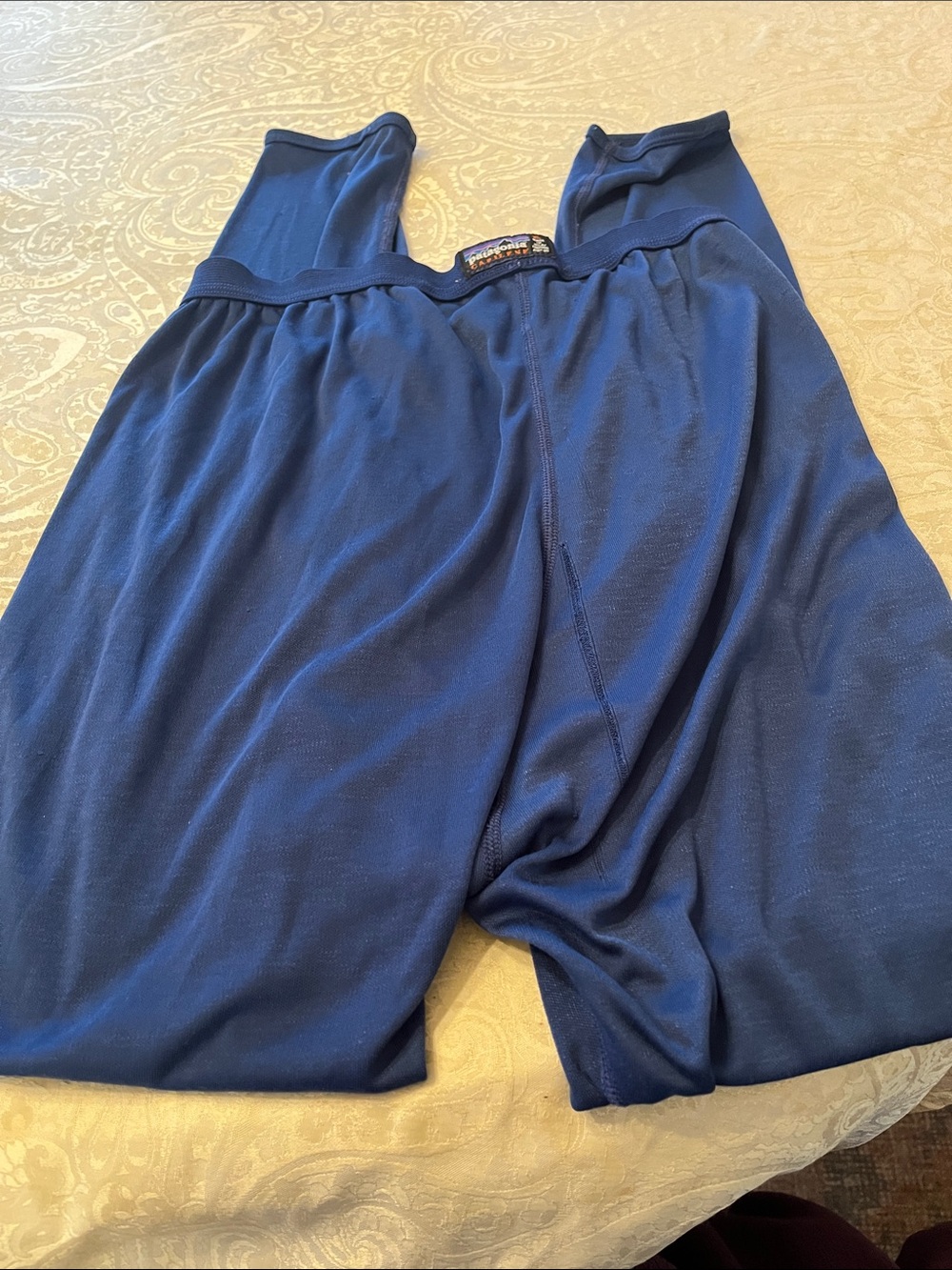 Patagonia Navy Men XL Capilene Long Underwear in EUC